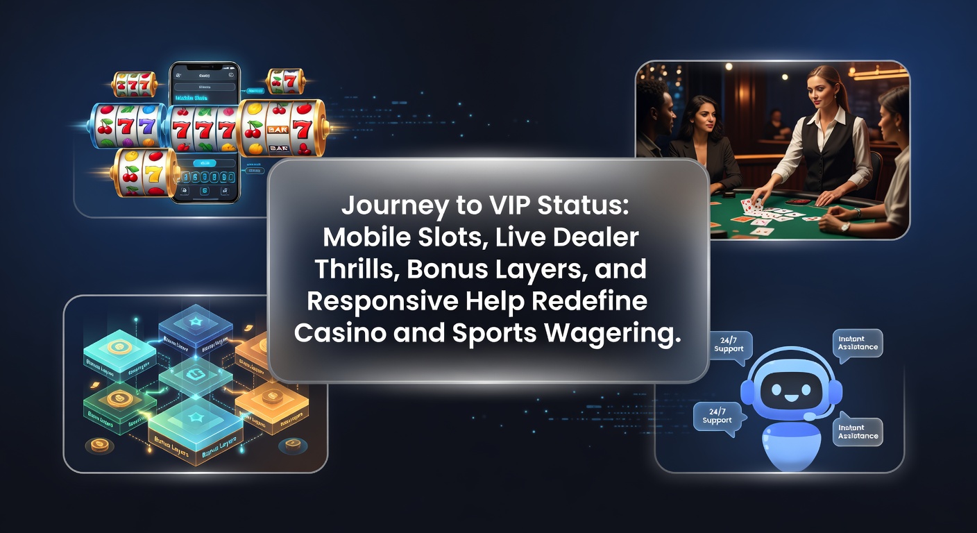 A mobile phone screen displaying vibrant slot reels spinning toward jackpot symbols, with VIP tier icons glowing in the background, symbolizing the ascent to elite player status in online casinos