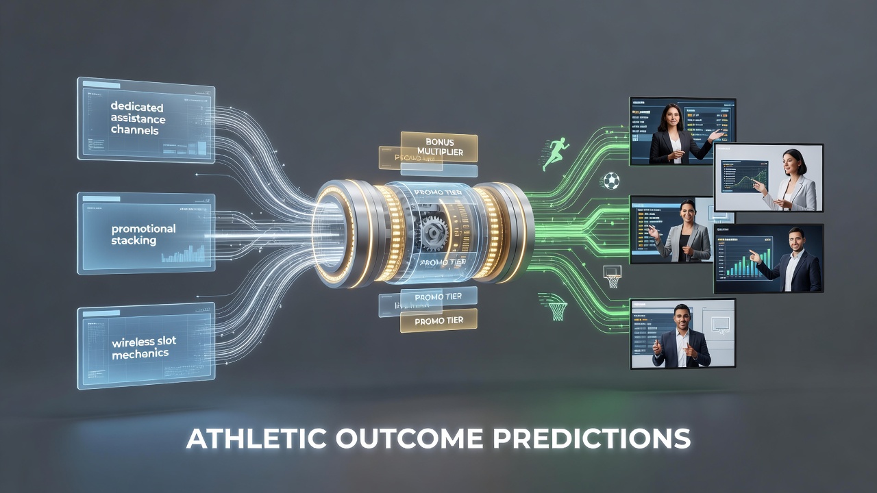 Mobile device displaying slot game interface alongside live dealer session and sports prediction dashboard