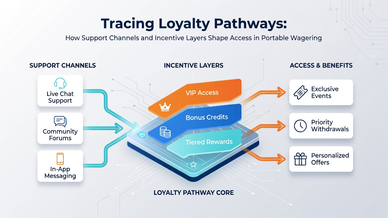 Infographic of incentive layers mapping support interactions to loyalty milestones