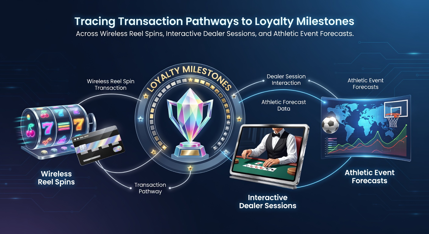 Mobile gaming interface showing transaction flows from slots and live dealer tables toward loyalty rewards